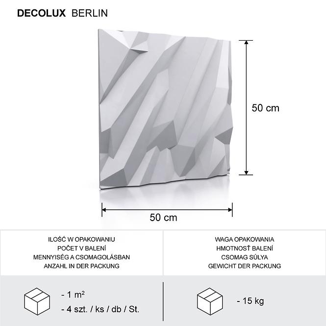 3D obkladový panel Berlin 50x50 cm