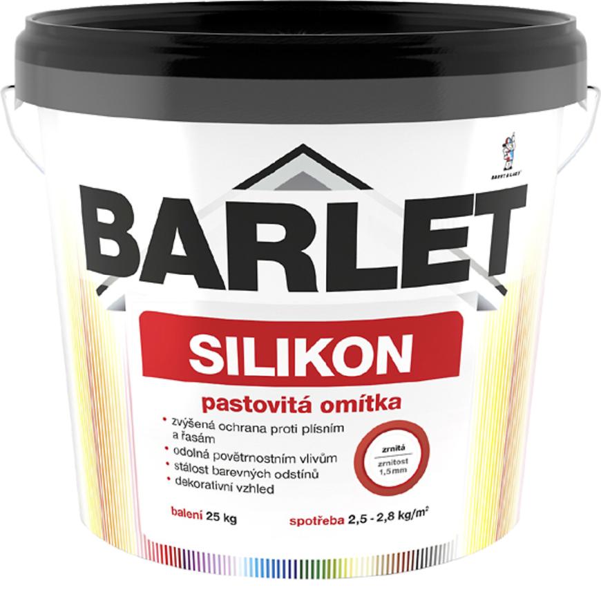 Barlet silikon zrnitá omítka 1,5mm 25kg 8712