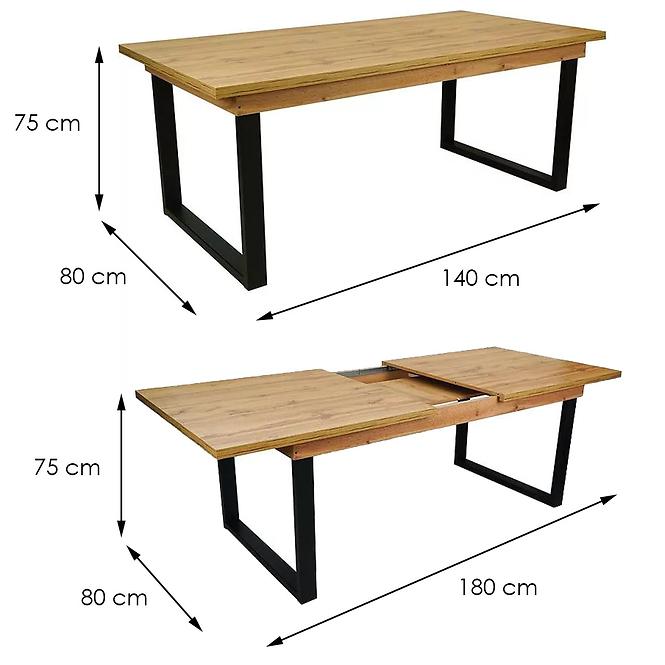 Stůl ST-10 140x80+40 wotan