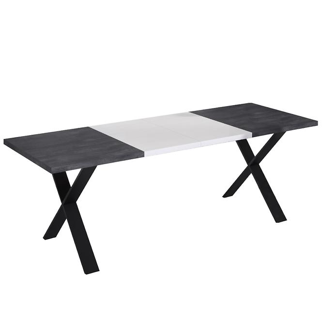 Stůl X 210 Beton Tmavý