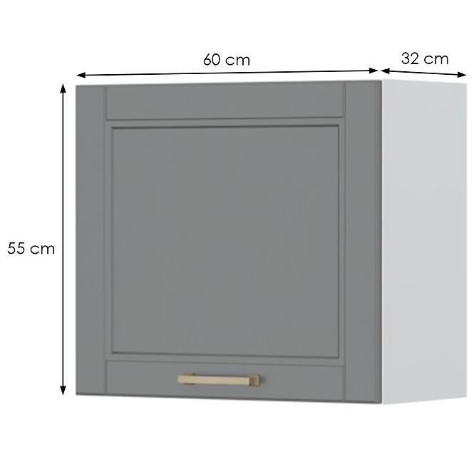 Kuchyňská Skříňka Tara V5-60-1k/4 graphite mat