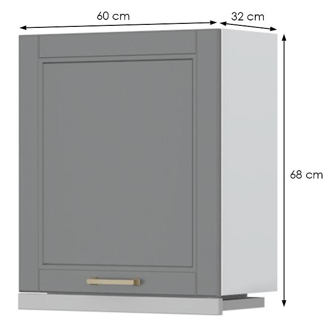 Kuchyňská Skříňka Tara A7-60-1ku/4 graphite mat