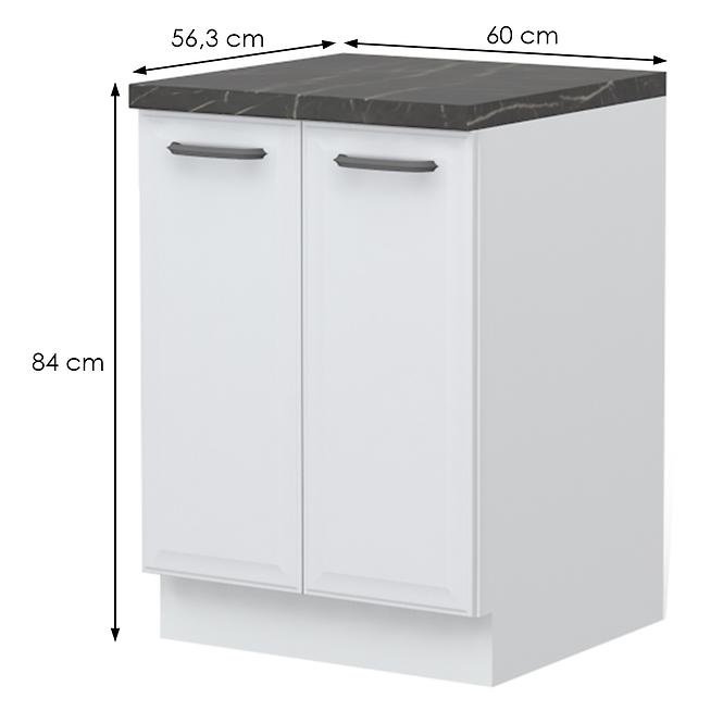 Kuchyňská skříňka Evia r-60-2k/4 pearl grey matná