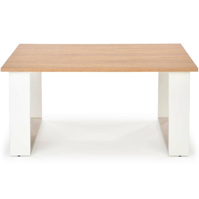 Konferenční stolek Libra dub zlatá/bílá