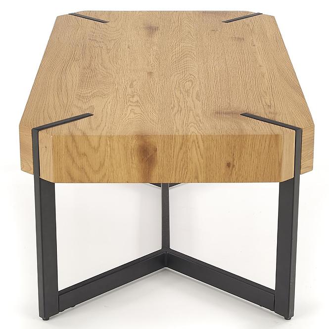Konferenční stolek Lavida dub zlatá/černá