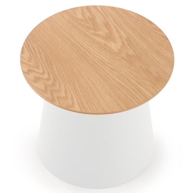 Konferenční stolek Azzura-S přírodní/bílá