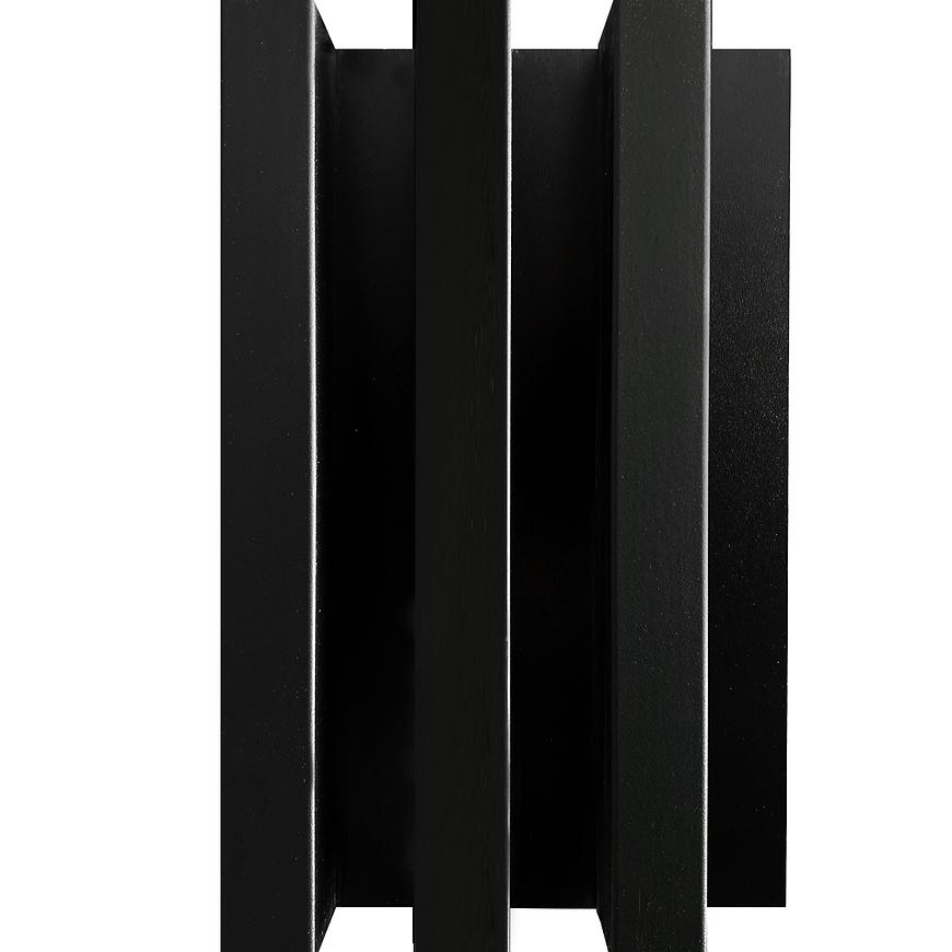 Lamelový panel  3D MDF/HDF Černý 41x190x2750