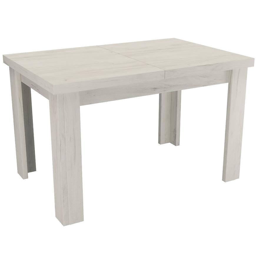 Stůl malý Kora 120x80+40 kraft bílý