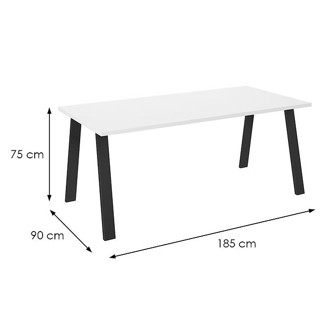 Stůl Kleo 185x90 – Bílá
