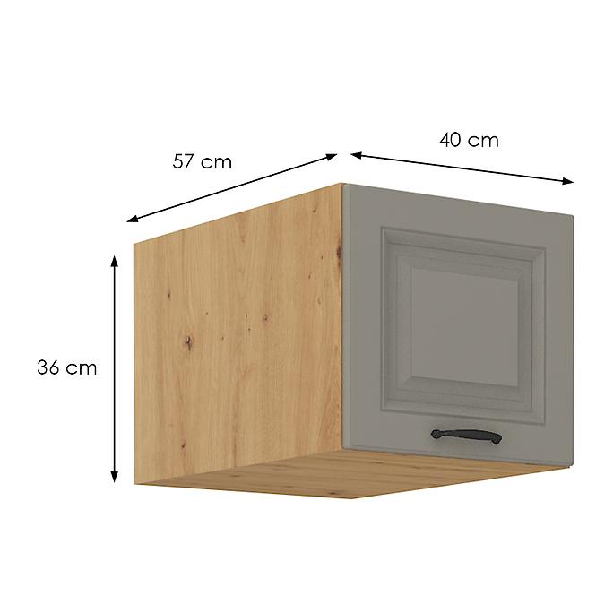 Kuchyňská skříňka Stilo claygrey/artisan 40 Nagu-36 1F