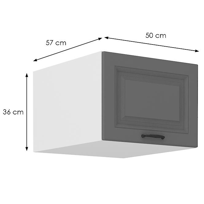 Kuchyňská skříňka Stilo dustgrey/bílý 50 Nagu-36 1F