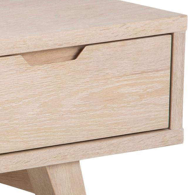 TV stolek Simple bílý dub
