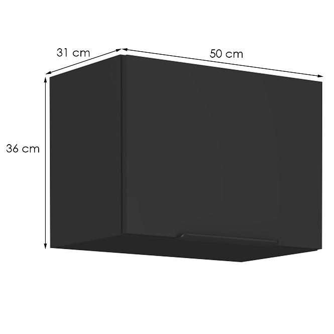 Kuchyňská skříňka Siena černý mat 50gu-36 1f