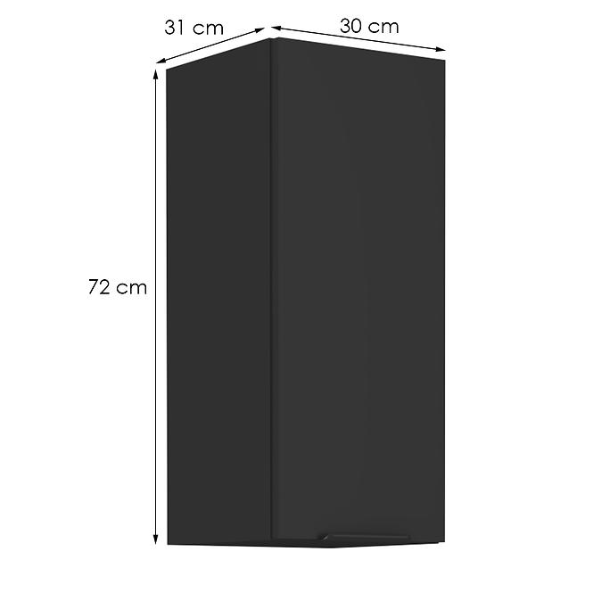 Kuchyňská skříňka Siena černý mat 30g-72 1f