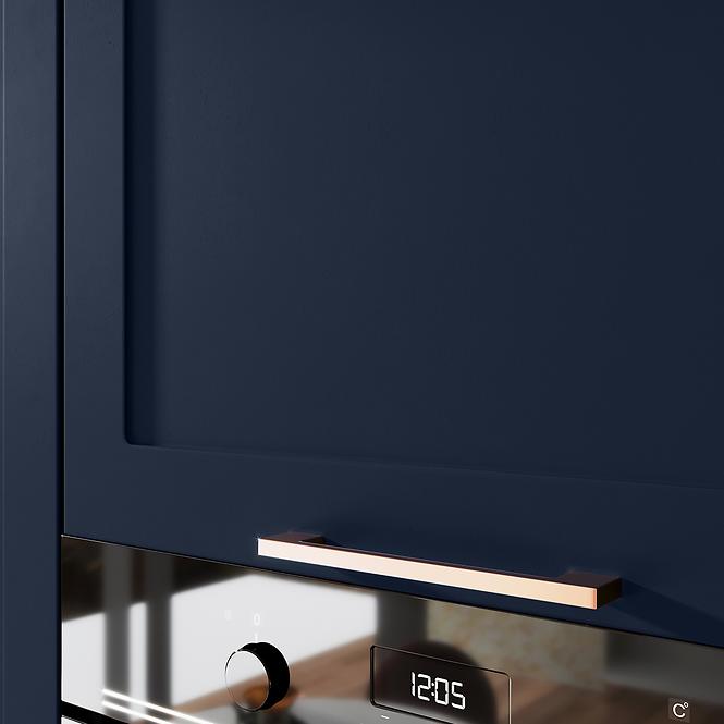 Kuchyňská skříňka Adele W60 tmavě modrá mat/bílá