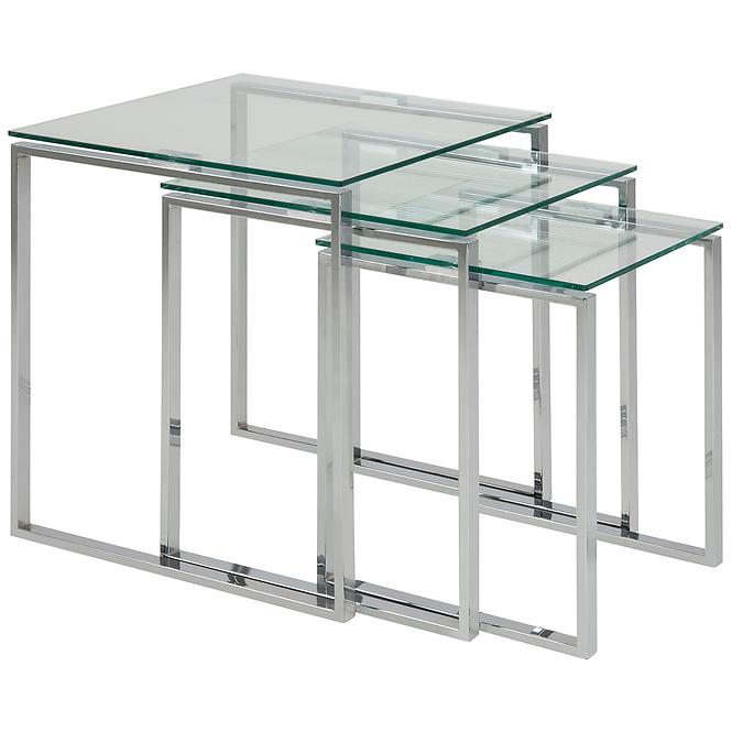 Konferenční stolek clear glass 51092