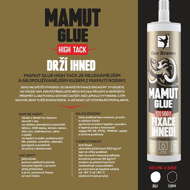 Lepidlo Den Braven Mamut Glue High Tack 290 ml bílé