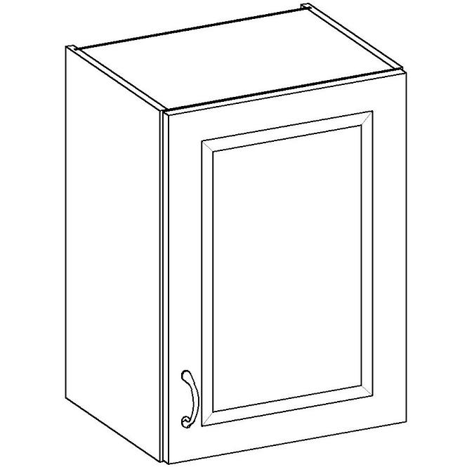 Kuchyňská skříňka Stilo, bílá/dub artisan, 50G-72 1F