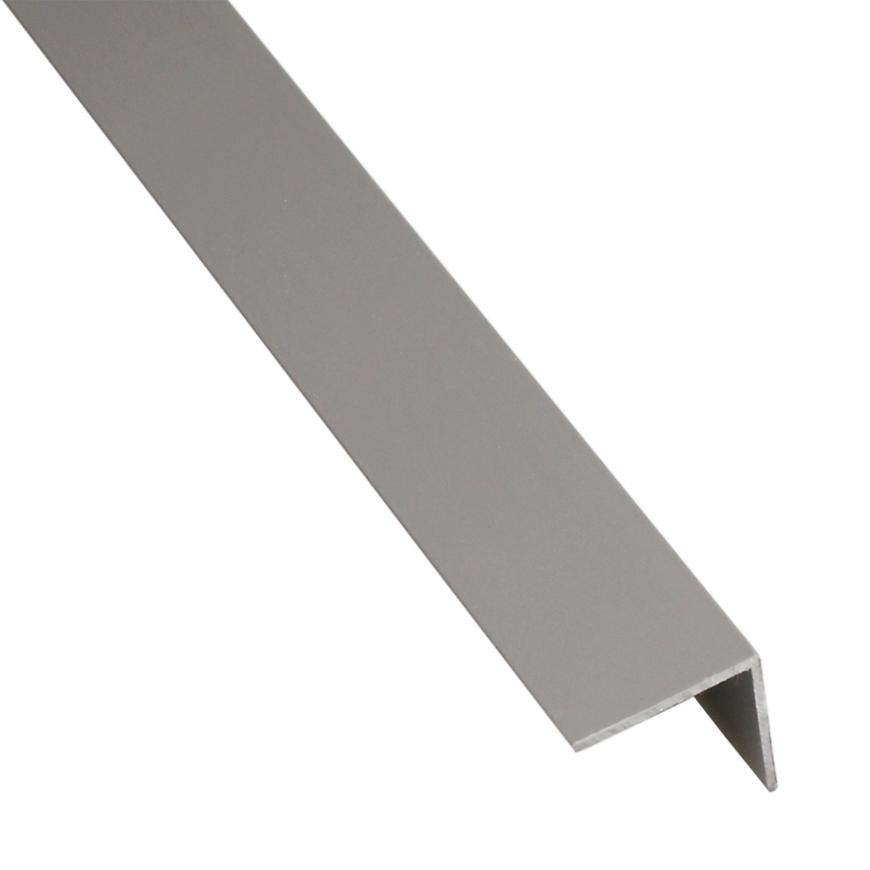 Rohový Profil Samolepící PVC Šedý Mat 19,5x19,5x2600