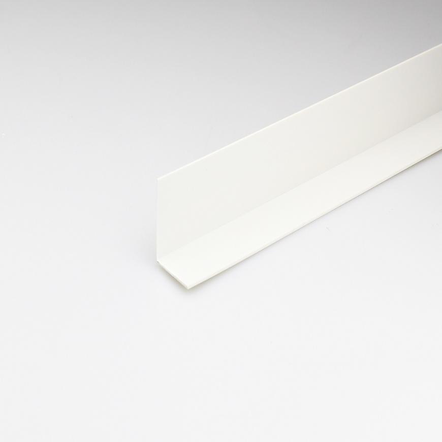 Rohový Profil PVC Bílý Satén 25x25x1000