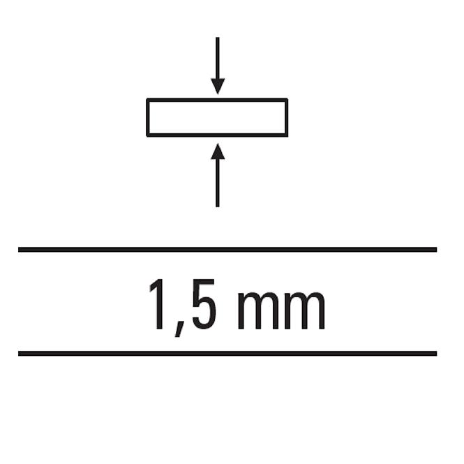 Křížky distanční 1,5 mm 150 ks