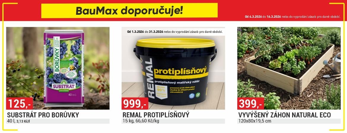 Baumax doporučuje! 4-16.3.2026