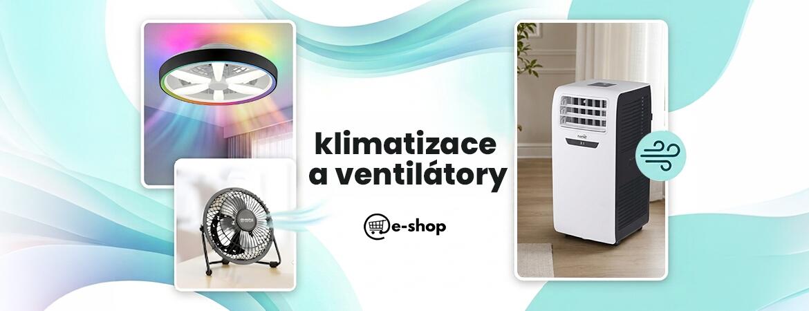 klimatizace  a ventilátory