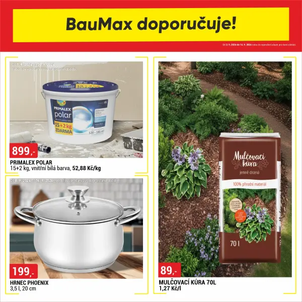 Baumax doporučuje! od 2.9 do 14.9.2026