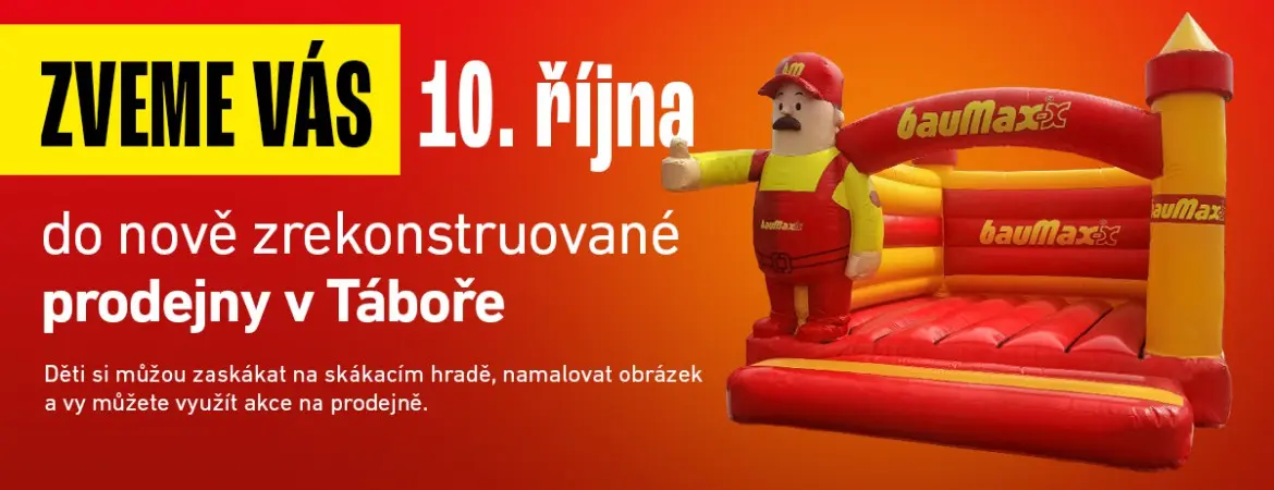 Přijťe využít akci v sobotu 10.10. v Táboře