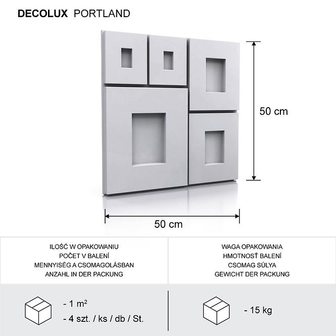 3D obkladový panel Portland 50x50cm