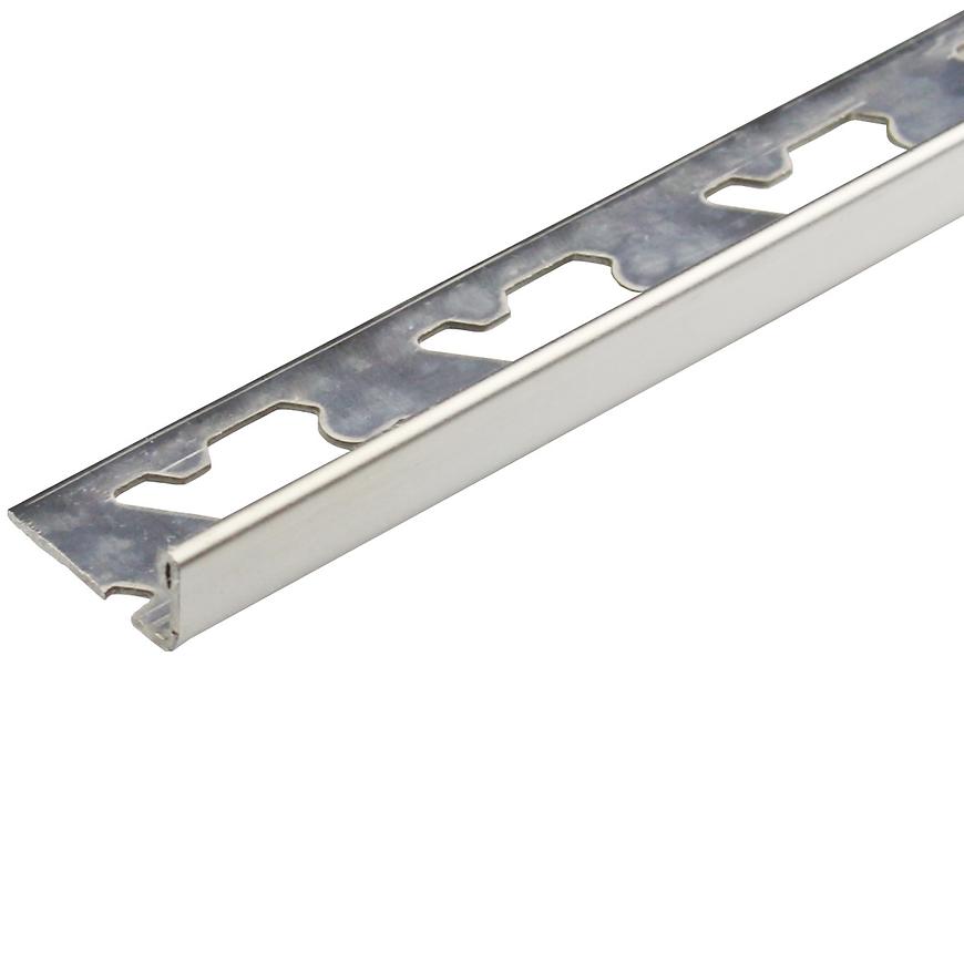 Lišta Edge S-steel polished 2500/23/10 mm