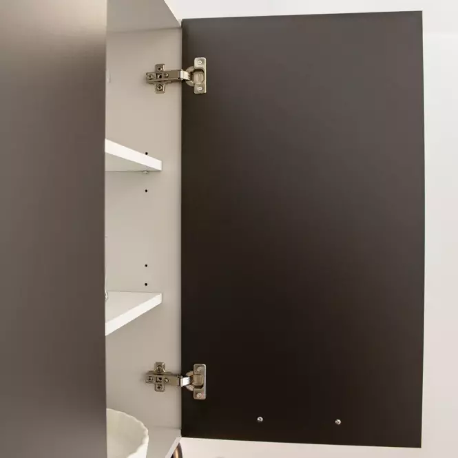 Kuchyňská skříňka Clara W40 P/L grafitově šedá/dub artisan,15