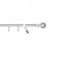 Garnýž I Stylus 19 chrom 200cm koule crystal
