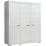 Šatní skříň Snow 3d 166cm Bílá Mat
