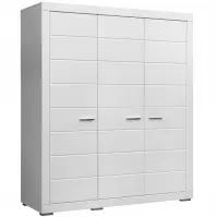 Šatní skříň Snow 3d 166cm Bílá Mat
