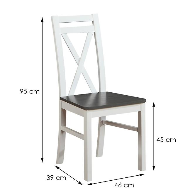 Židle W123 Bílý/Grafit,3