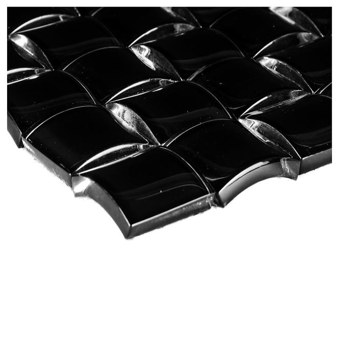 Mozaika 3d Black 78516 25,6x25,6x0,8-1,2