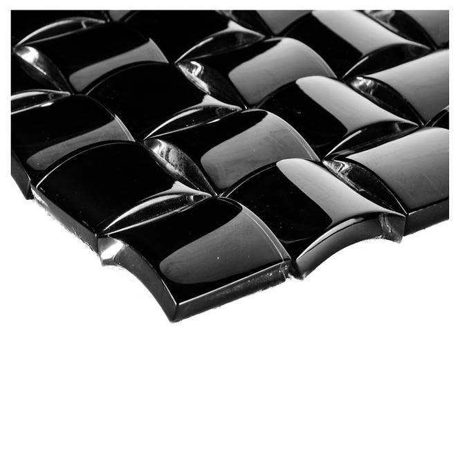 Mozaika 3d Black 78516 25,6x25,6x0,8-1,2