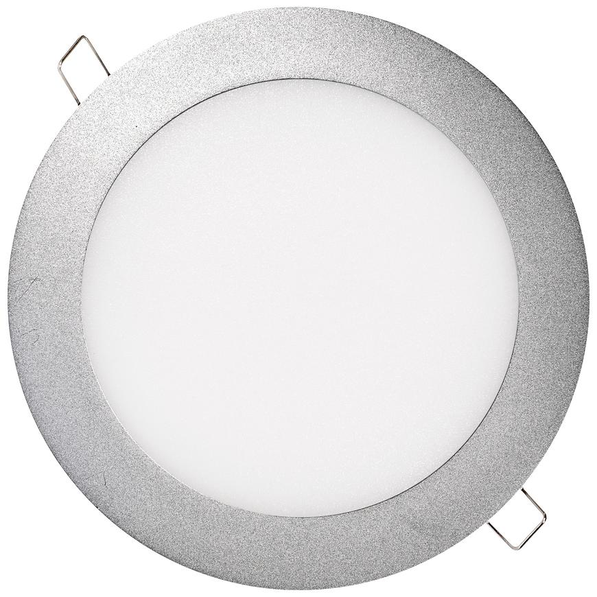 Levně LED podhledové svítidlo PROFI stříbrné, 17,5 cm, 12,5 W, neutrální bílá