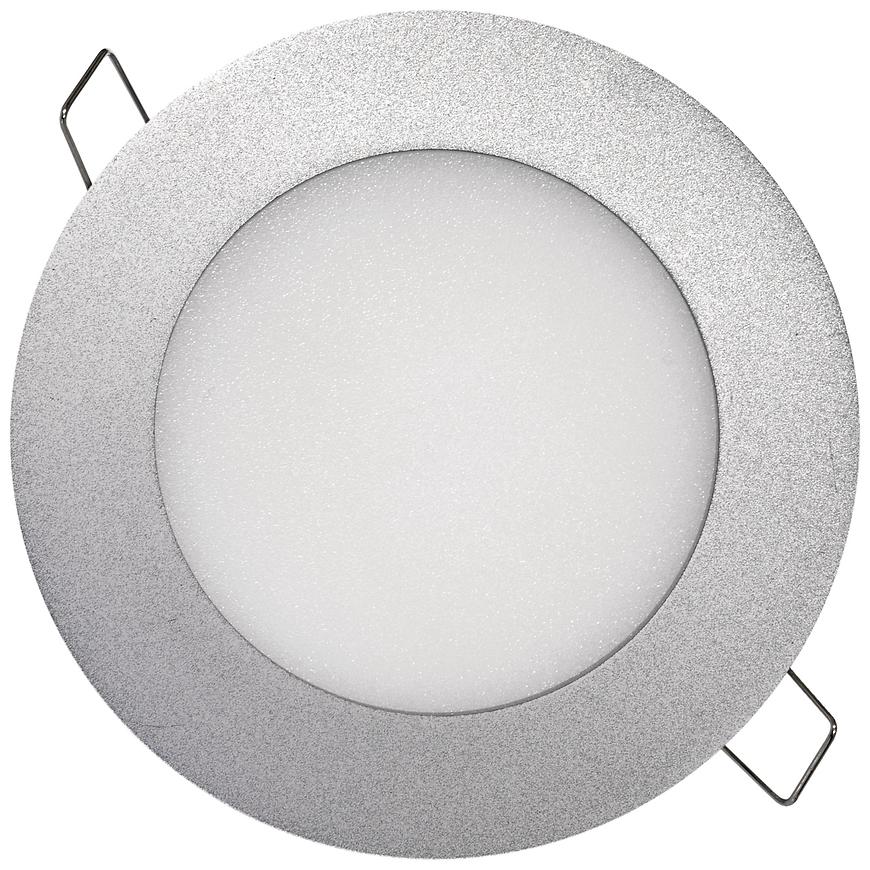 LED podhledové svítidlo PROFI stříbrné, 12 cm, 6 W, neutrální bílá