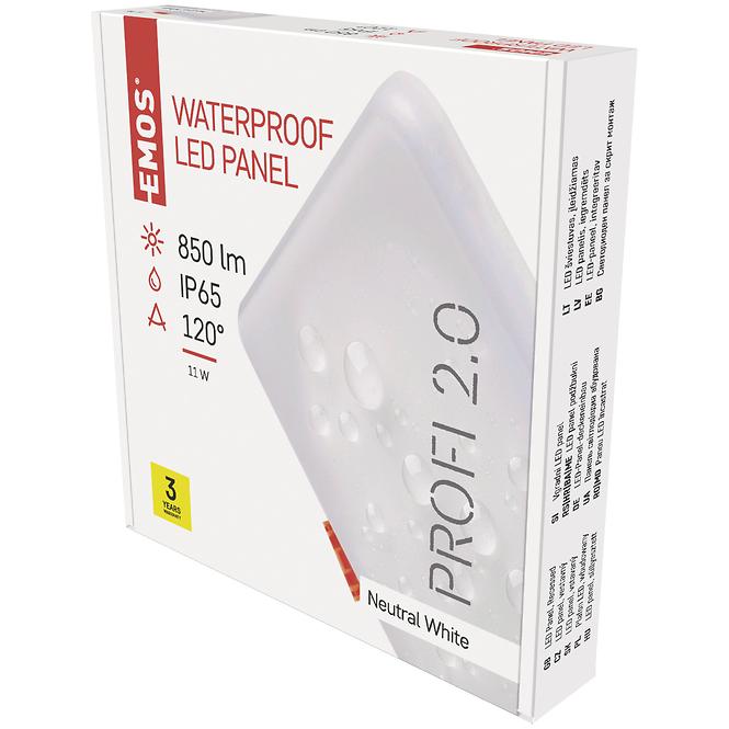 LED podhledové svítidlo VIXXO 12,5 x 12,5 cm, 10 W, neutrální bílá, IP65