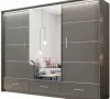 Šatní skříň Marsylia 250cm Grafit