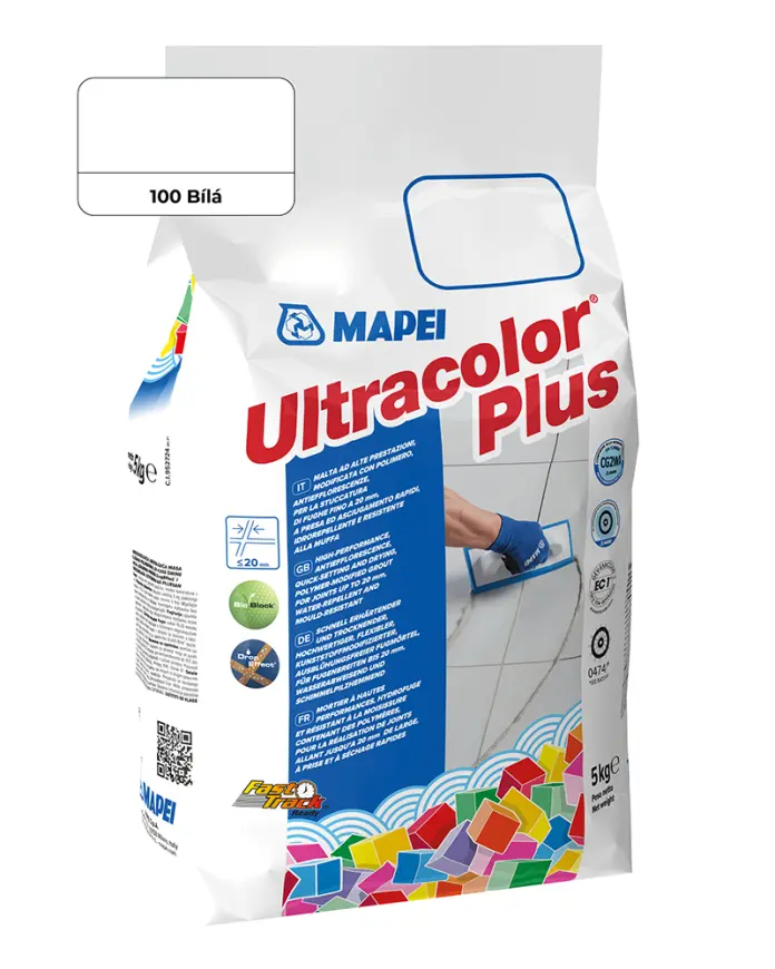 Spárovací hmota Mapei Ultracolor Plus 5 kg 100 bílá