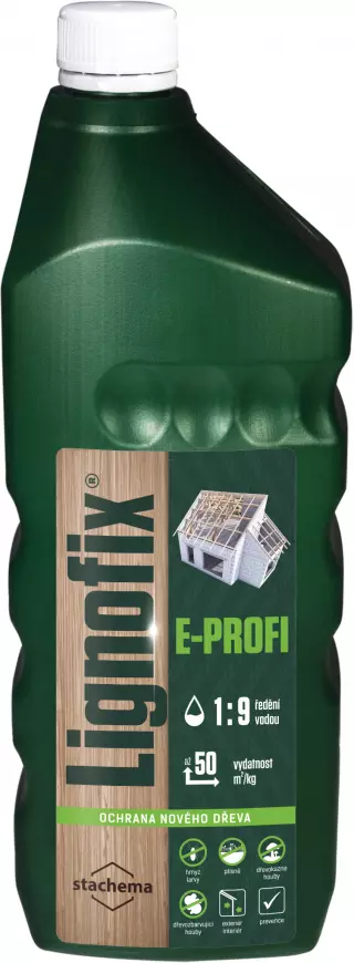 Přípravek preventivní Stachema Lignofix E-Profi hnědý 1,0 kg