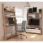 Regál Rack 60cm 1D Dub Sonoma/Bílá,6