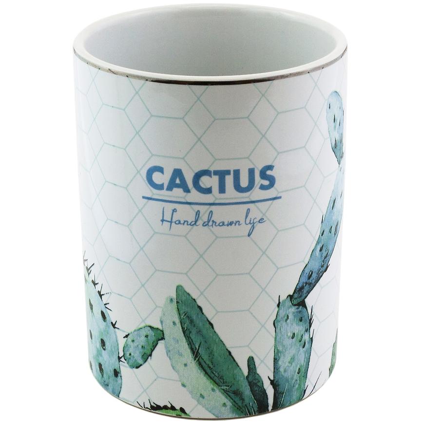 Sklenička keram. Cactus