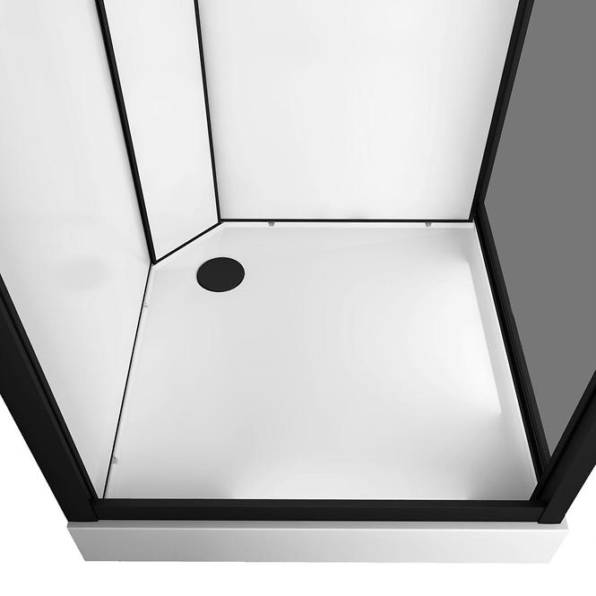 Sprchový box s hydromasáží Nordic 90x90x220 čierny