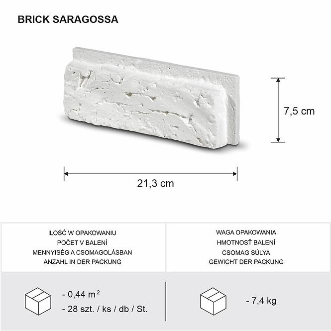 Kámen sádrový Sargossa bal=0,44m2
