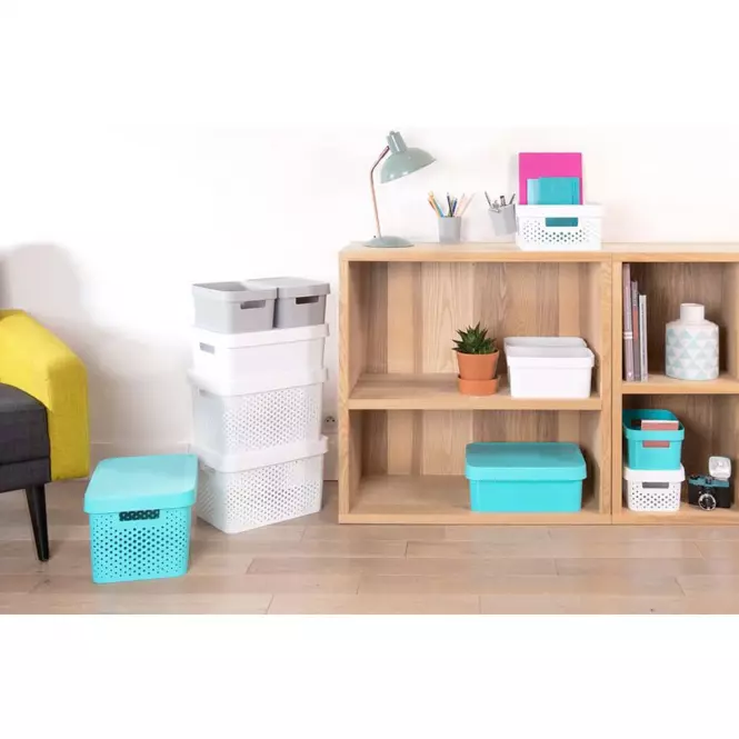 Box s víkem Infinity 4,5l 229113 bílý,3