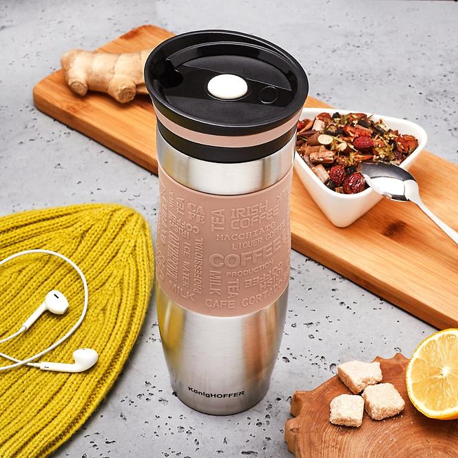 Termohrnek Loara 500ml cappucino Könighof